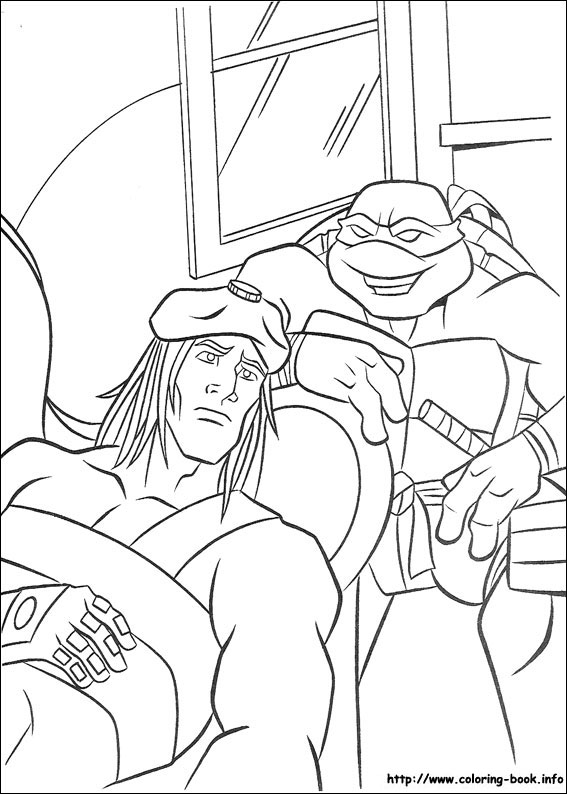 Teenage Mutant Ninja Turtles coloring picture